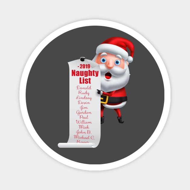 Trump and Friends on the Naughty List Magnet by NeddyBetty